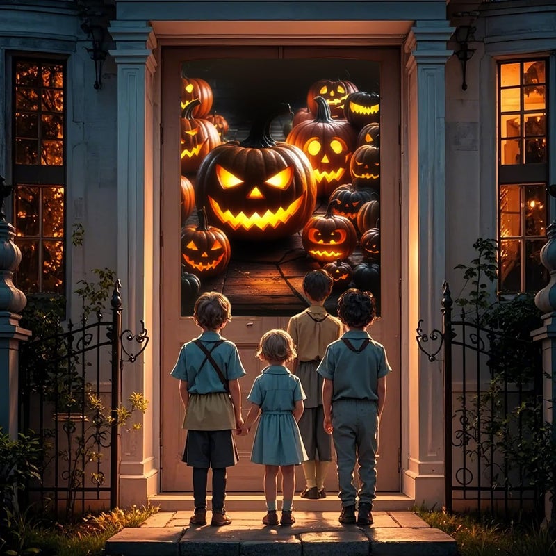 SKERELL Holographic Rear Projection Screen Video: Outdoor Projection Screens 60" x 106" projectors Halloween Videos for Hang Mounting Backyard Movie Night - Image 3